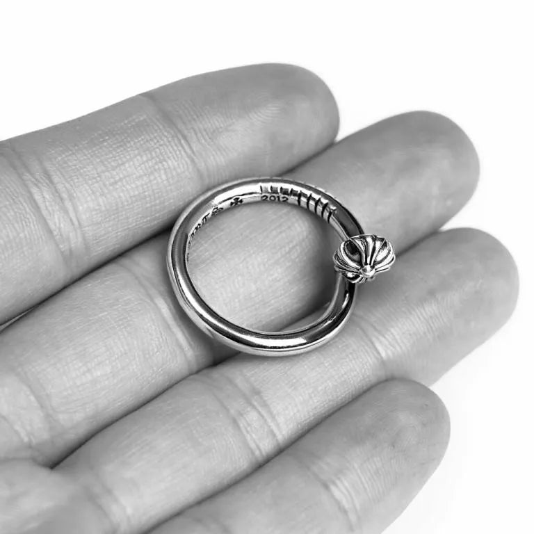 CHROME HEARTS NAIL RING – CROSSBALL 56